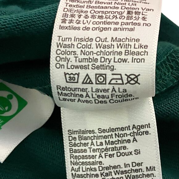 J Crew Anorak Hoodie Mens M Green Navy Colorblock Rugby Sporty Casual BN432 READ - Picture 9 of 15